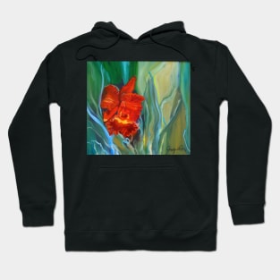 Red Jungle Orchid Hoodie